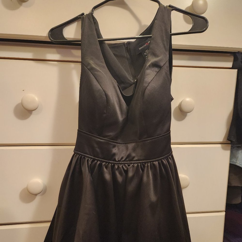 Black cocktail dress